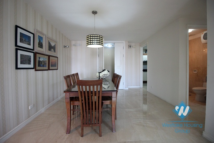 High floor and Bright apartment for rent in Ciputra Hanoi
